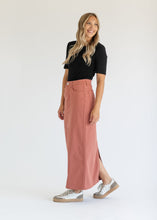 Load image into Gallery viewer, Stella Denim Maxi Skirt
