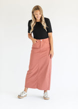 Load image into Gallery viewer, Stella Denim Maxi Skirt
