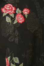 Load image into Gallery viewer, ROSE EMBROIDERY MIDI SKIRT
