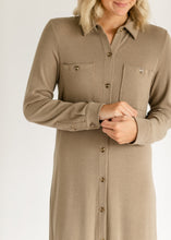 Load image into Gallery viewer, Teagan Ultra Soft Shirt Dress
