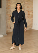 Load image into Gallery viewer, Essential Linen Shirt Dress

