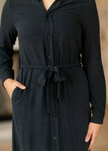 Load image into Gallery viewer, Essential Linen Shirt Dress
