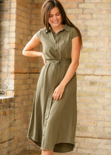 Load image into Gallery viewer, Willow Linen Midi Dress
